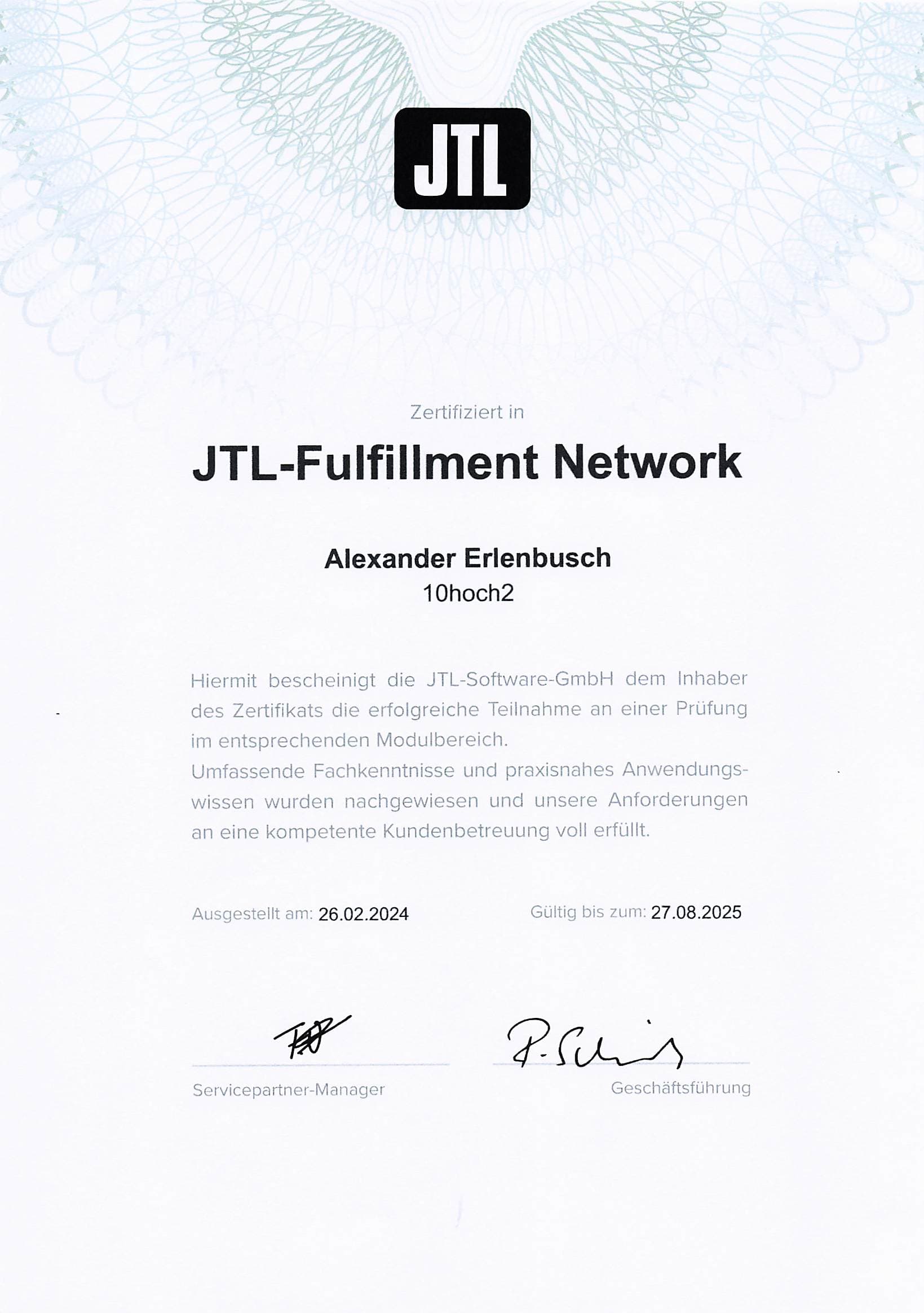 JTL Fulfillment Network