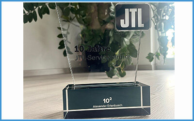 10-jähriges Jubiläum als JTL Servicepartner - 10-jähriges Jubiläum als JTL Servicepartner