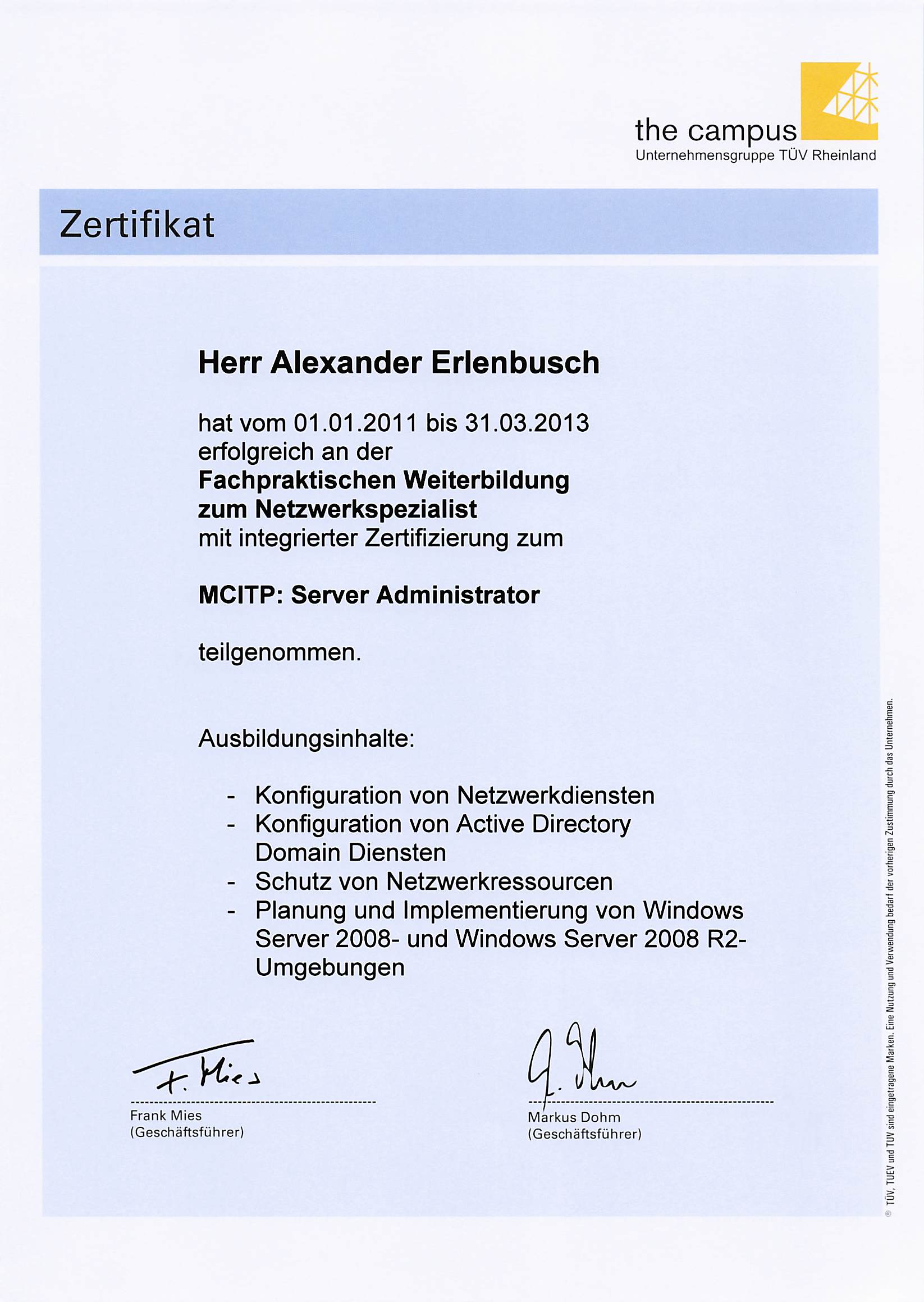 Netzwerkspezialist