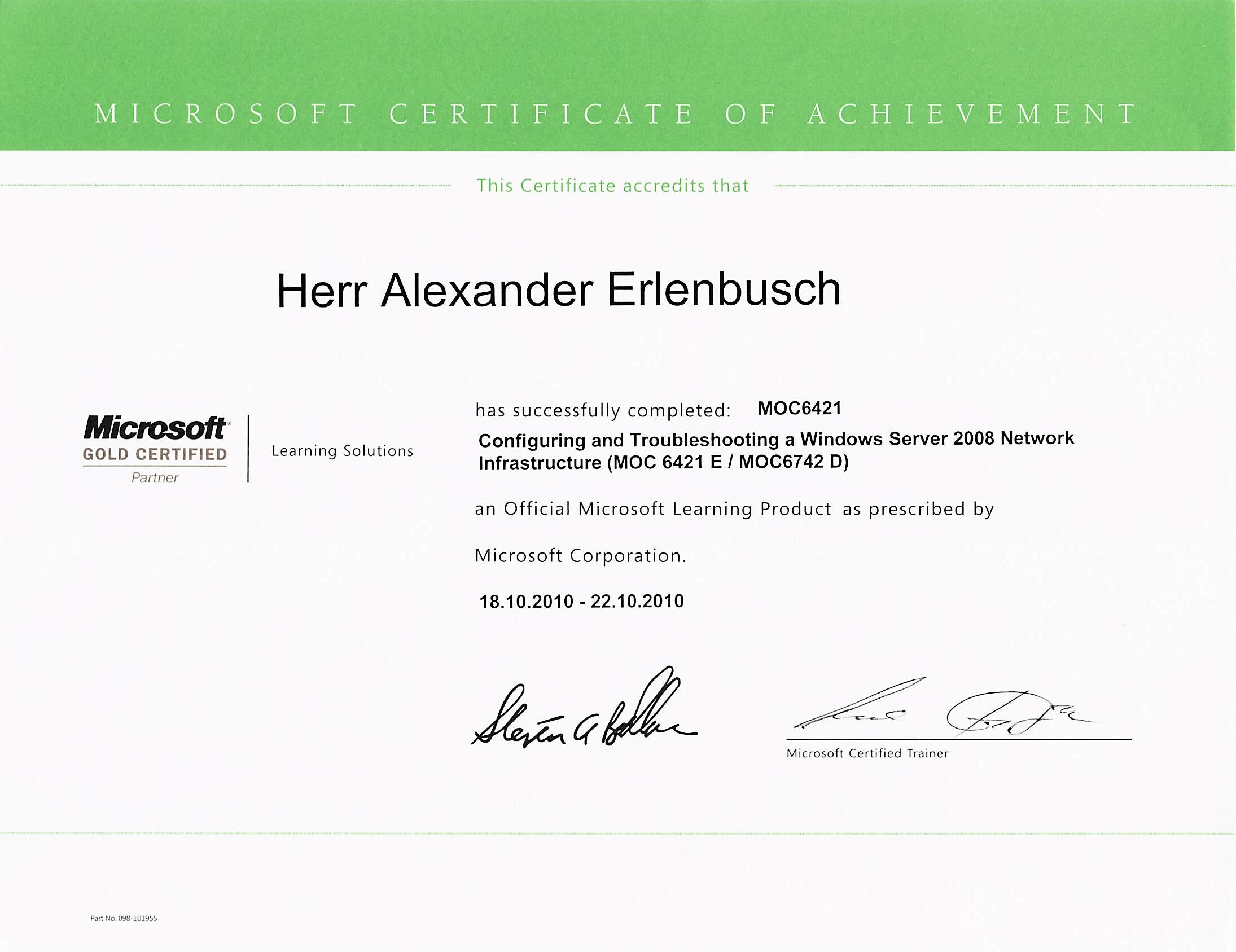 Microsoft Network Infrastructure